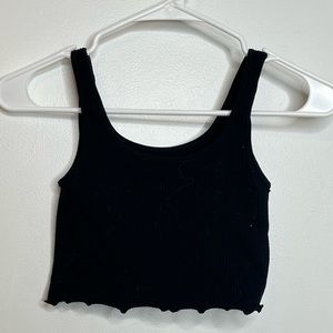 Aeropostale Black Crop Top Tank